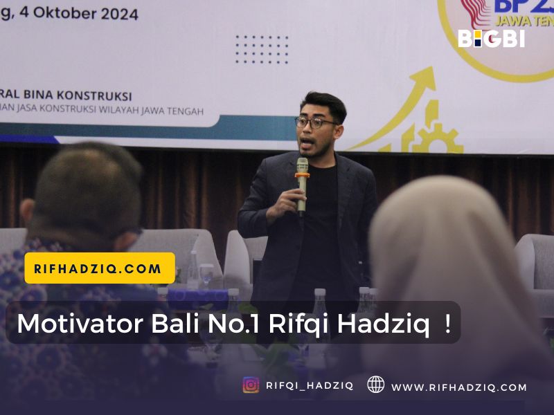 motivator bali terbaik lucu rifqi hadziq, alasan meeting di bali, pembicara motivasi bali