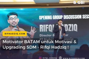 motivator batam rifqi hadziq cocok untuk training karyawan